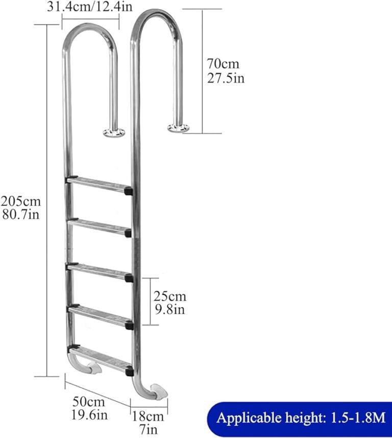 Cómo calcular escalera de piscina