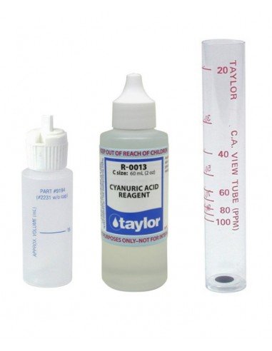 Cómo bajar ácido Isocianurico piscina