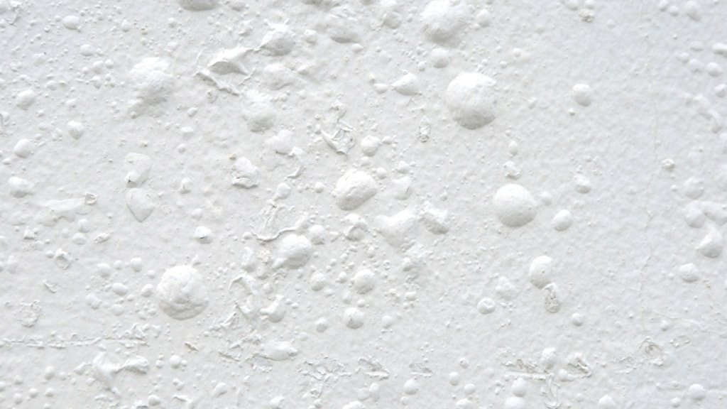 burbuja en la pintura