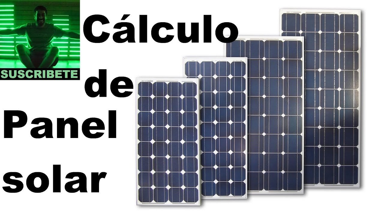 como calcular los paneles solares para una bomba