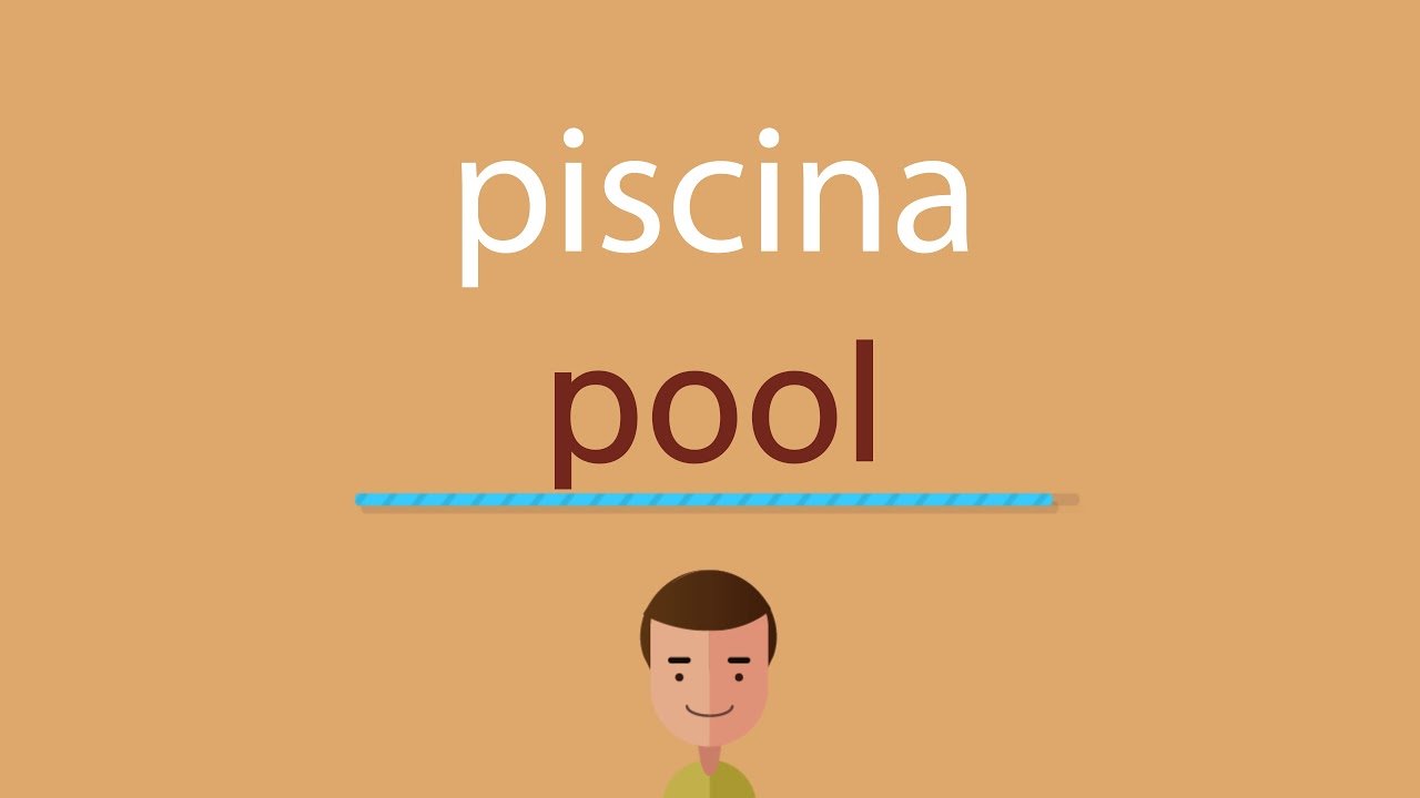 como escribe piscina correctamente