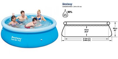 Cómo medir el espacio para una piscina redonda