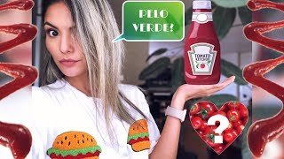Cómo quitar el pelo verde de la piscina con ketchup