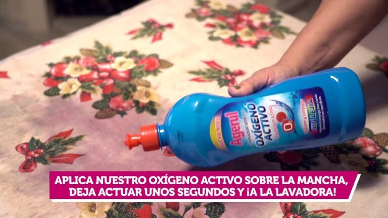 Cómo quitar manchas con oxígeno activo