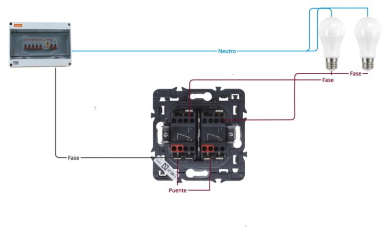 Cómo se conectan los cables de un interruptor
