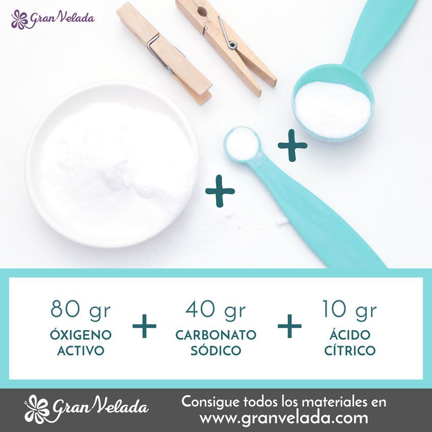 como usar el oxigeno activo para blanquear la ropa