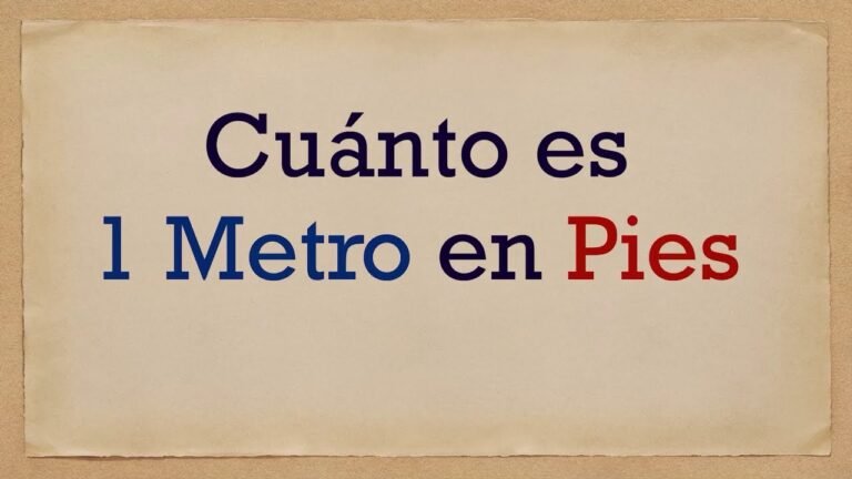 Cuánto equivale un pie a un metro lineal