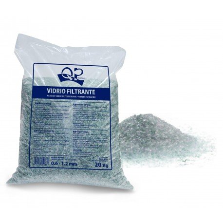 Cuánto kg de vidrio filtrante necesito