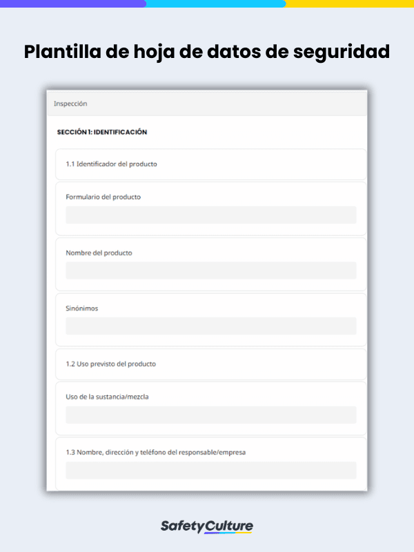 Dónde descargar hojas de seguridad de productos químicos