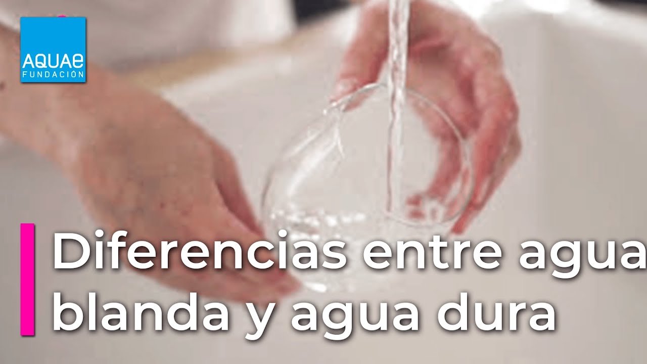 Agua dura vs agua blanda: diferencia visual