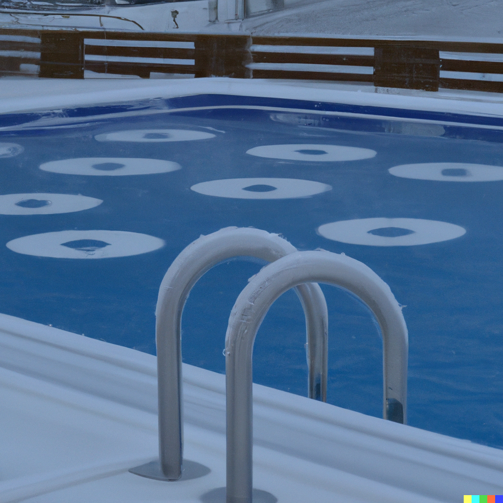 Daños en la estructura por congelación piscina