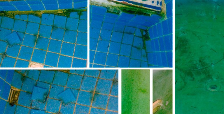 Por qué se pone verde una piscina de sal