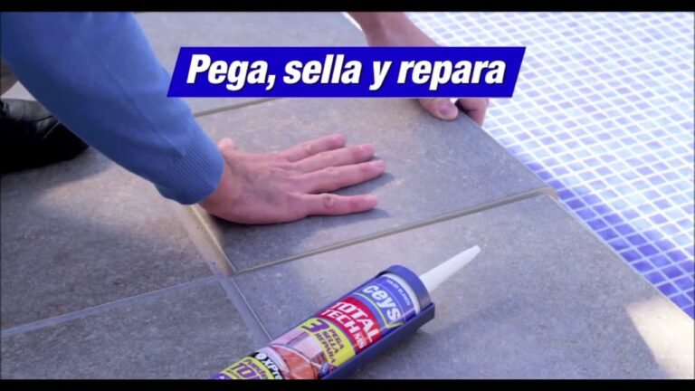 Puedes pegar baldosas de piscina bajo el agua