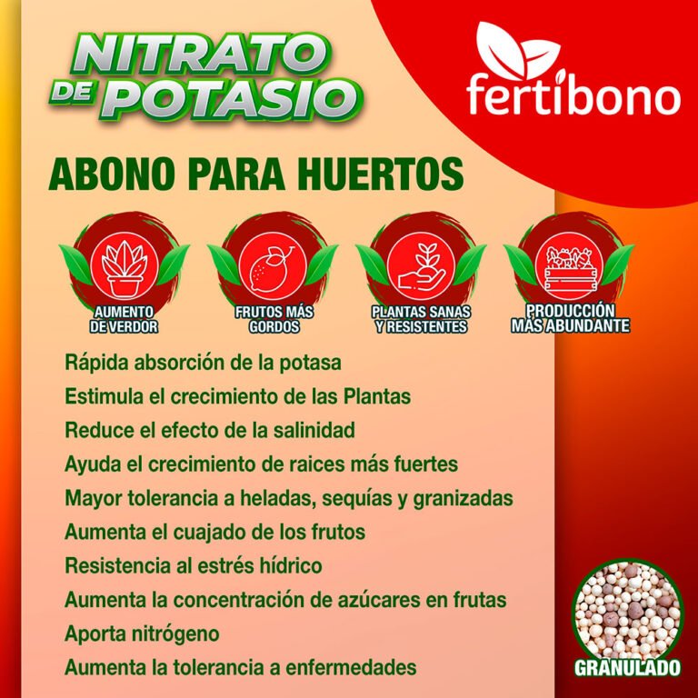 Qué beneficios tiene el abono nitrato