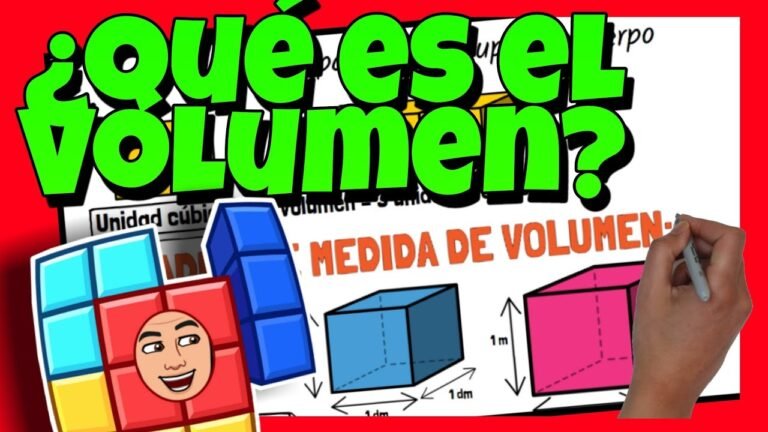 Qué es el volumen para niños de primaria