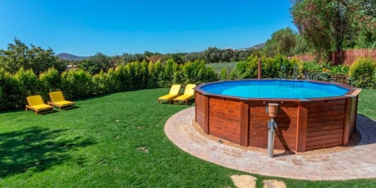 Qué es lo mejor para poner debajo de una piscina desmontable