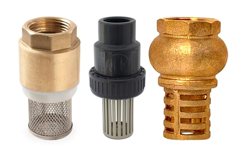 que es una valvula de pie de pozo