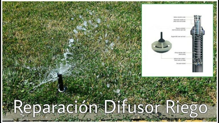 Qué hacer cuando un aspersor no gira