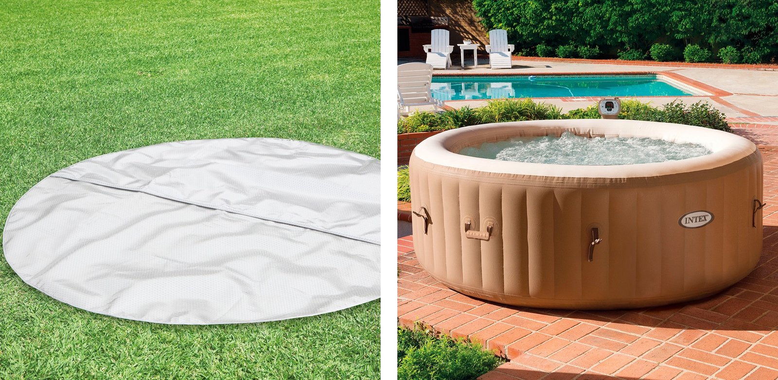 que poner debajo de un spa hinchable