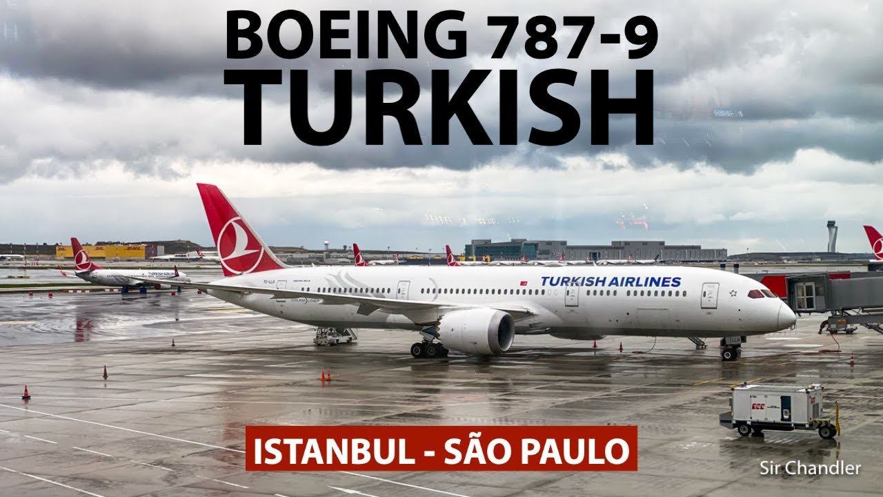 aeropuerto con aviones de turkish airlines