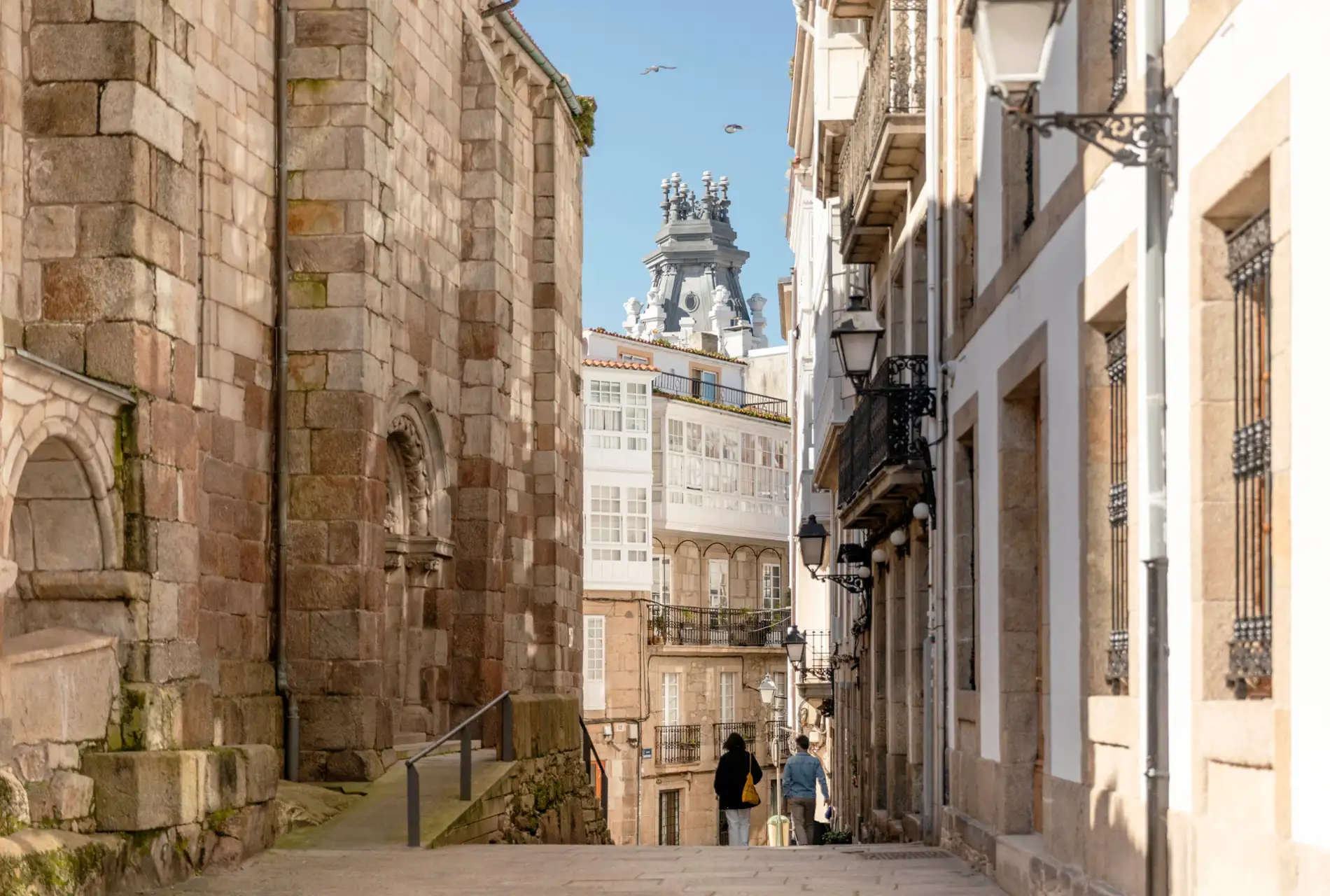 calles pintorescas de a coruna