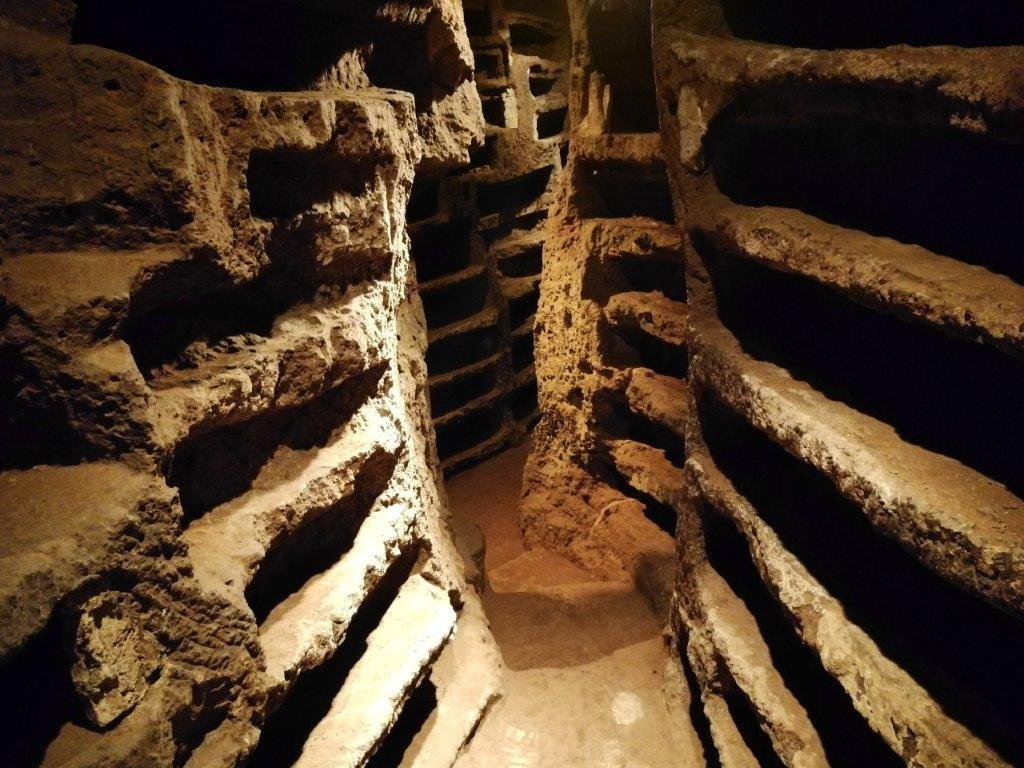 catacumbas de calixto en roma