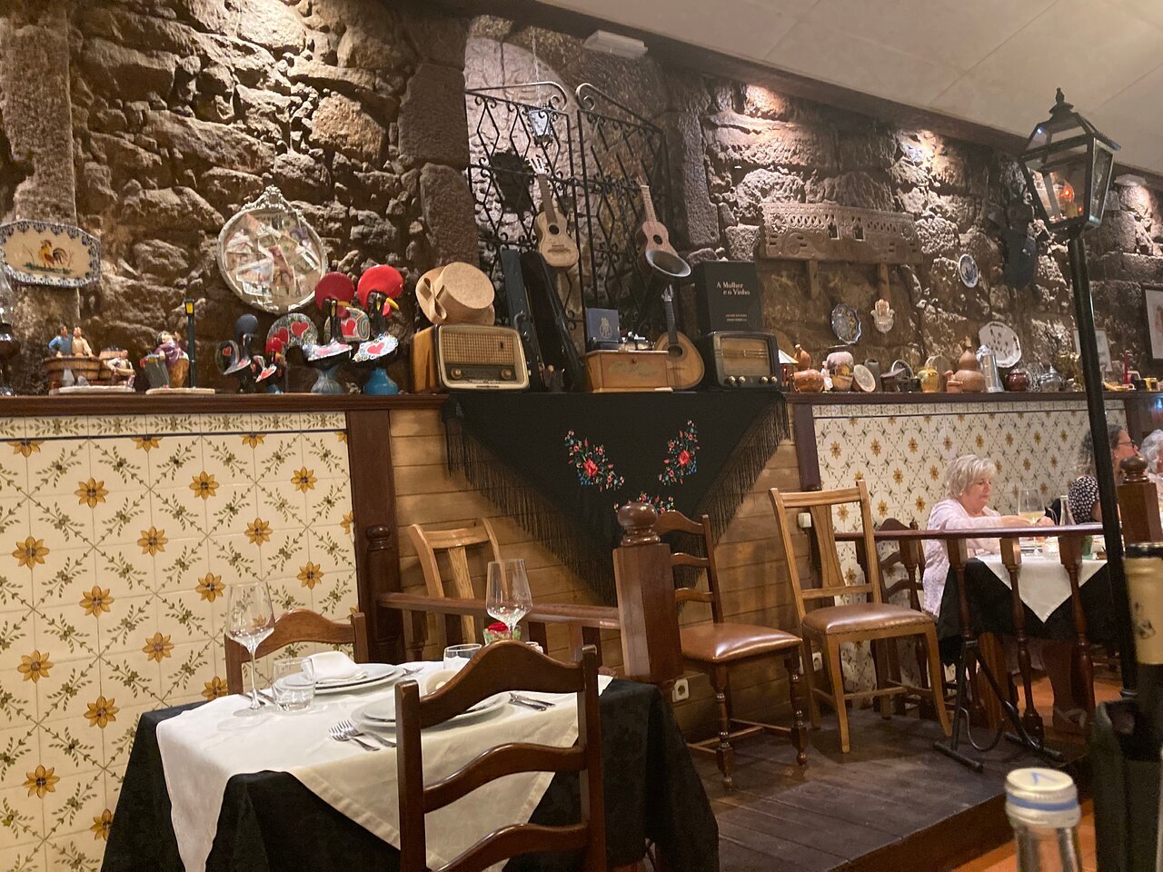 cena romantica con fado en oporto