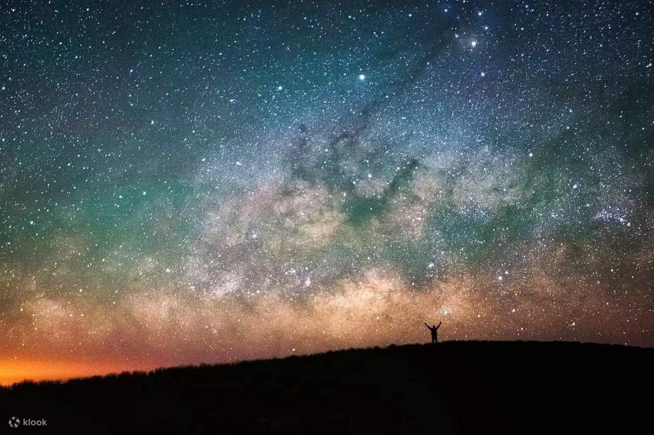 cielo estrellado sobre mauna kea