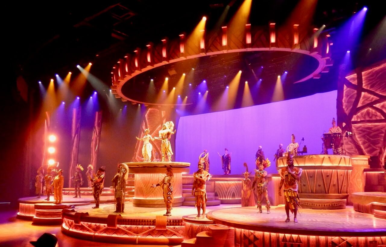 espectaculo del rey leon en disneyland paris