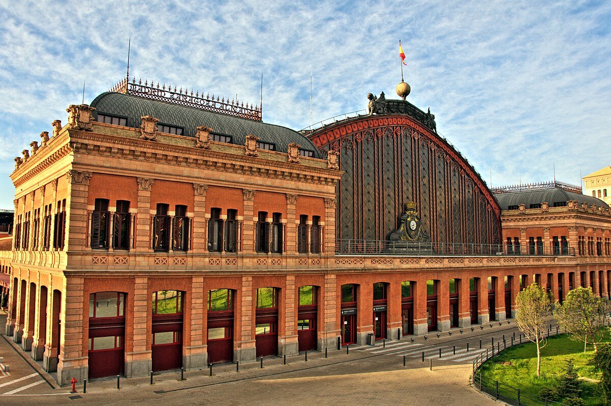 estacion de tren atocha en madrid