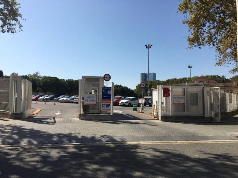 Dónde encontrar parking cerca del Zoo de Barcelona
