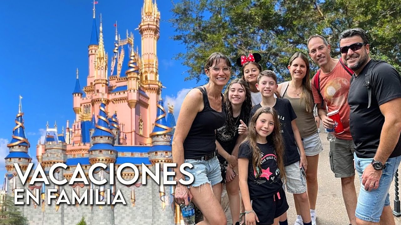 familia disfrutando en disney world orlando