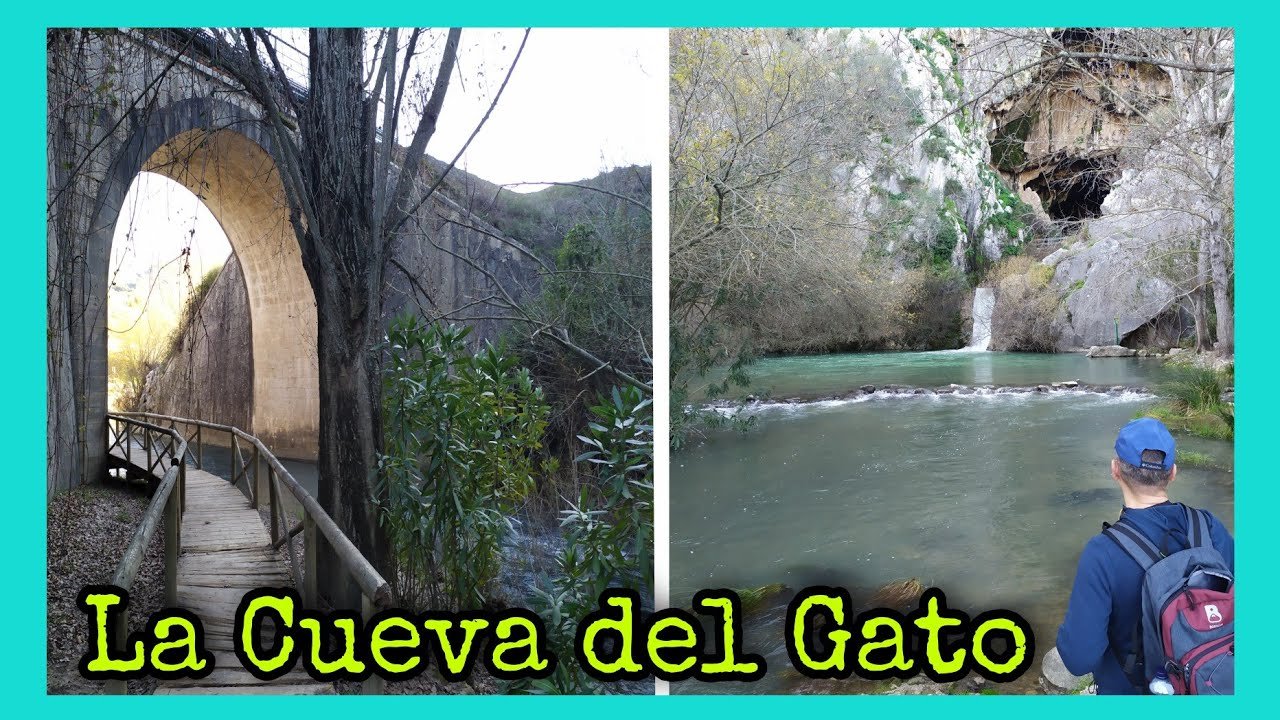 formaciones rocosas en la cueva del gato