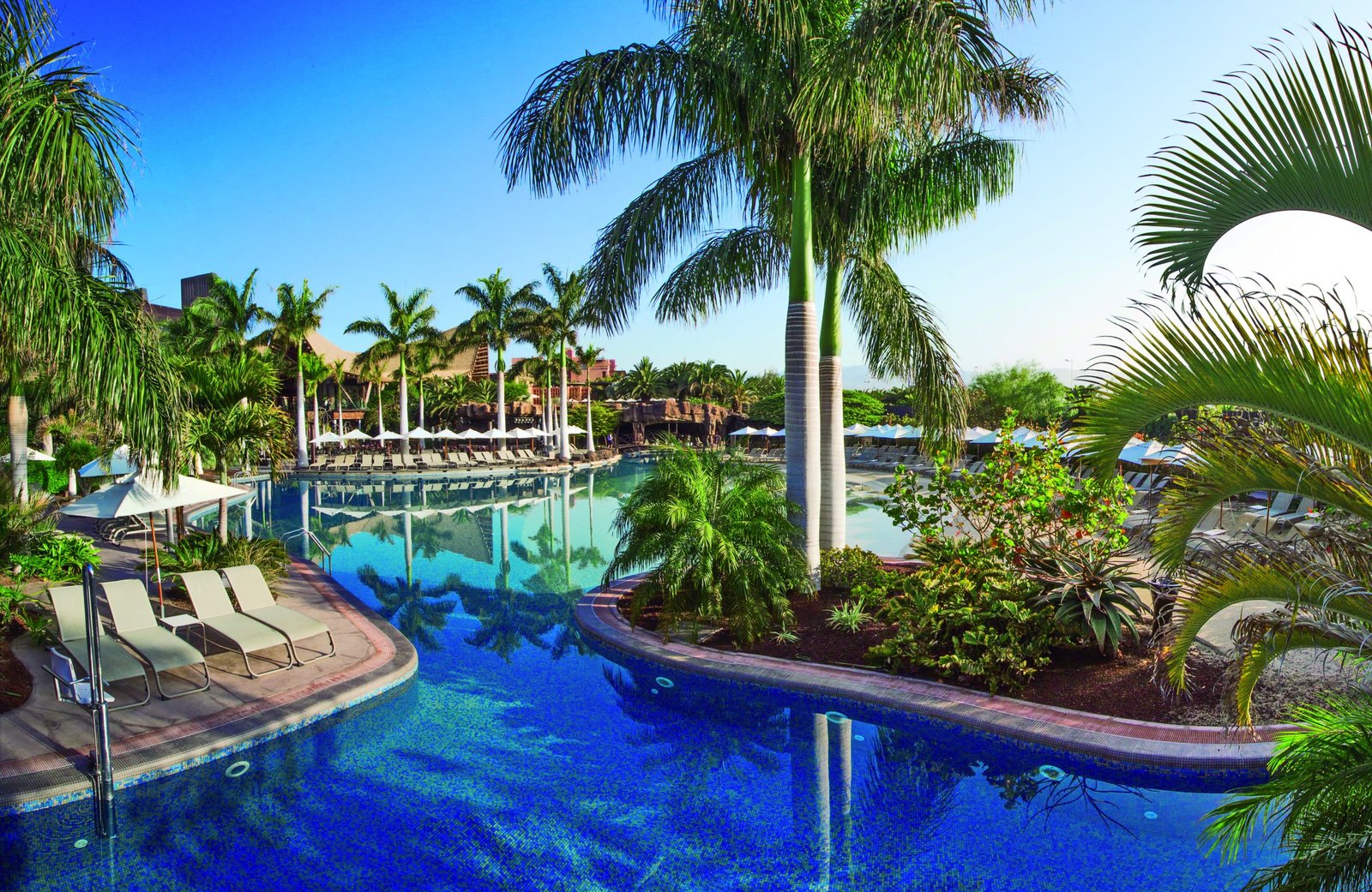 lopesan baobab resort en paisaje tropical