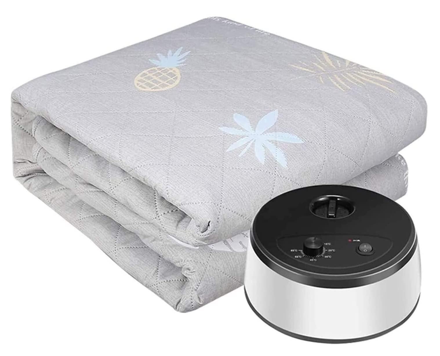 manta electrica sobre una cama acogedora