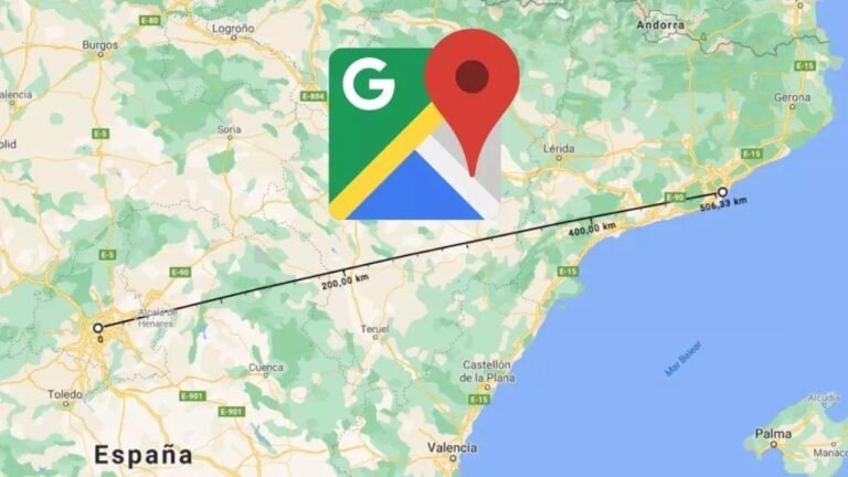 Cómo trazar una ruta entre dos puntos en Google Maps