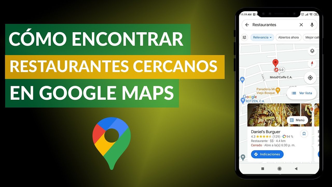 mapa de restaurantes con menus cercanos