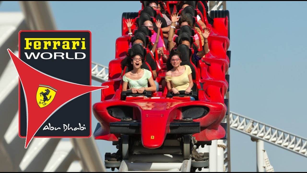 montana rusa en ferrari world abu dhabi