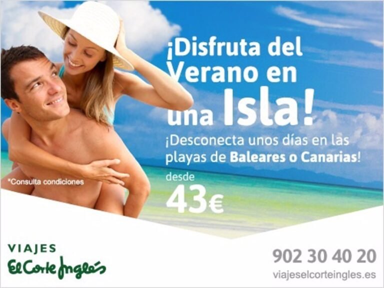 Dónde encontrar las mejores ofertas de viajes en El Corte Inglés Valencia