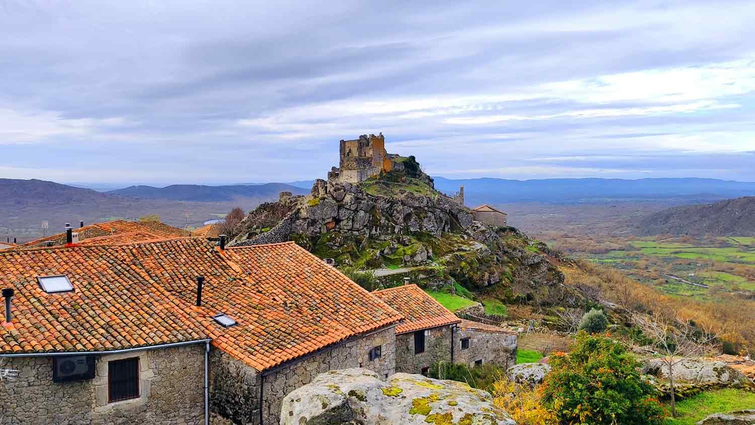 paisaje de la sierra de gata