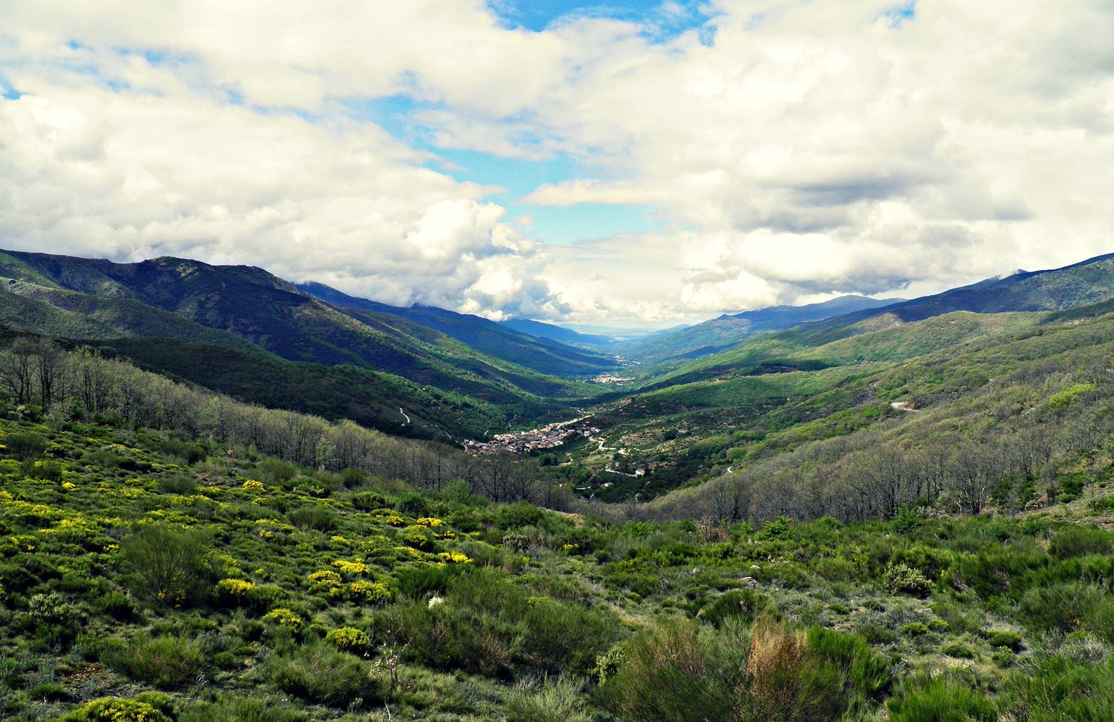 paisaje natural del valle del jerte