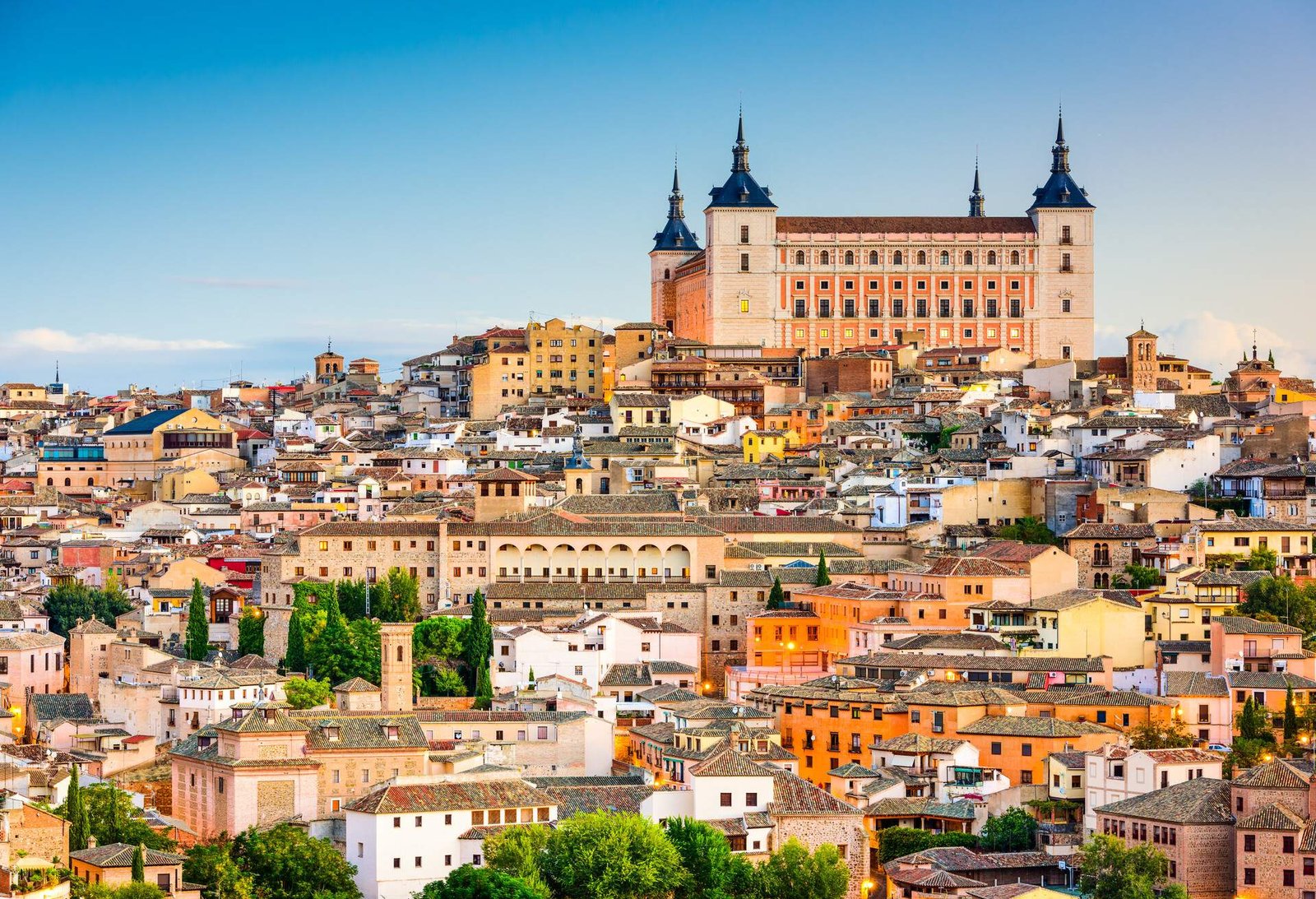panoramica del casco antiguo de toledo