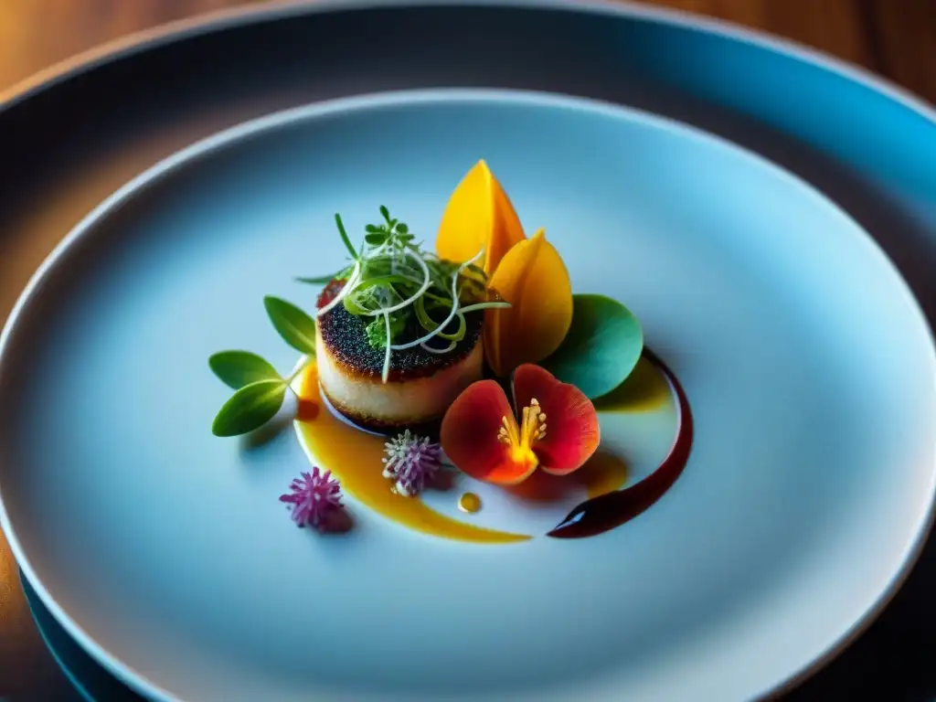 plato gourmet en un ambiente magico
