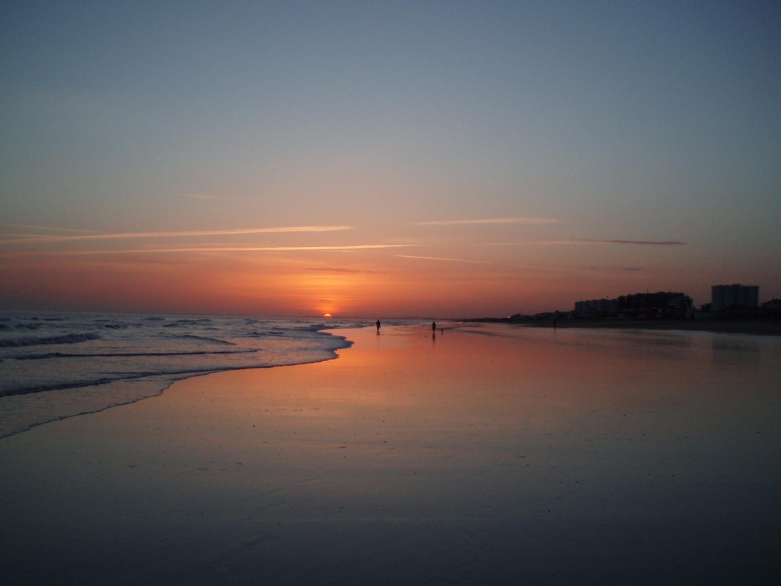 playa de punta umbria al atardecer 2