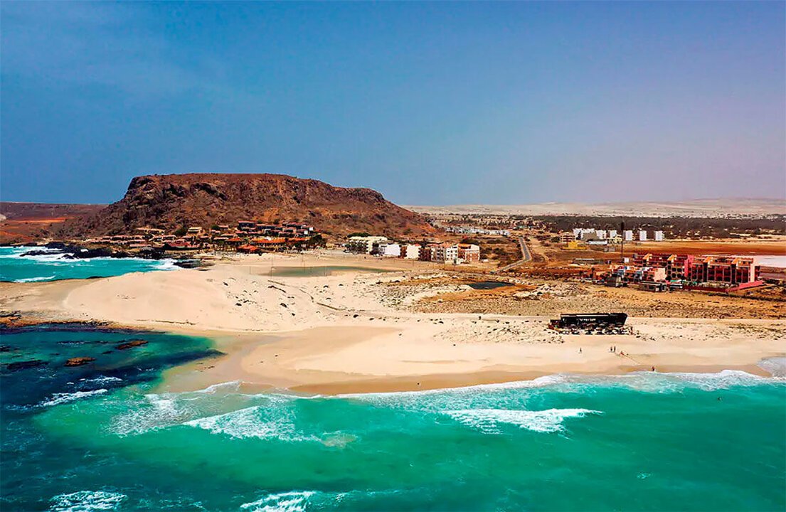 playa paradisiaca en cabo verde