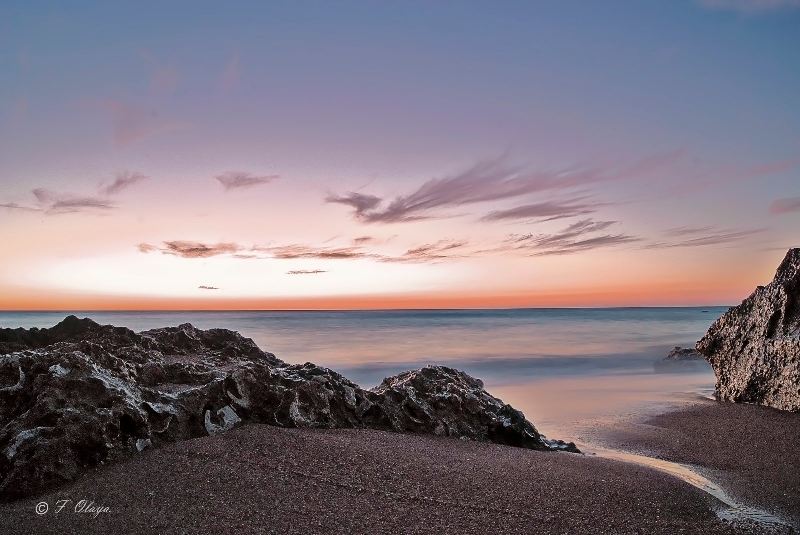 playas y paisajes de cadiz al atardecer