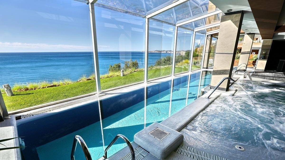 relax en un spa junto al mar