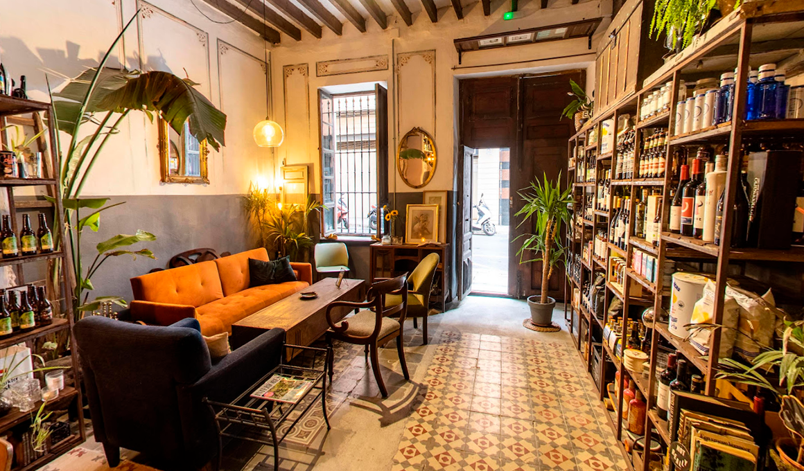 rincon acogedor de un restaurante alicantino