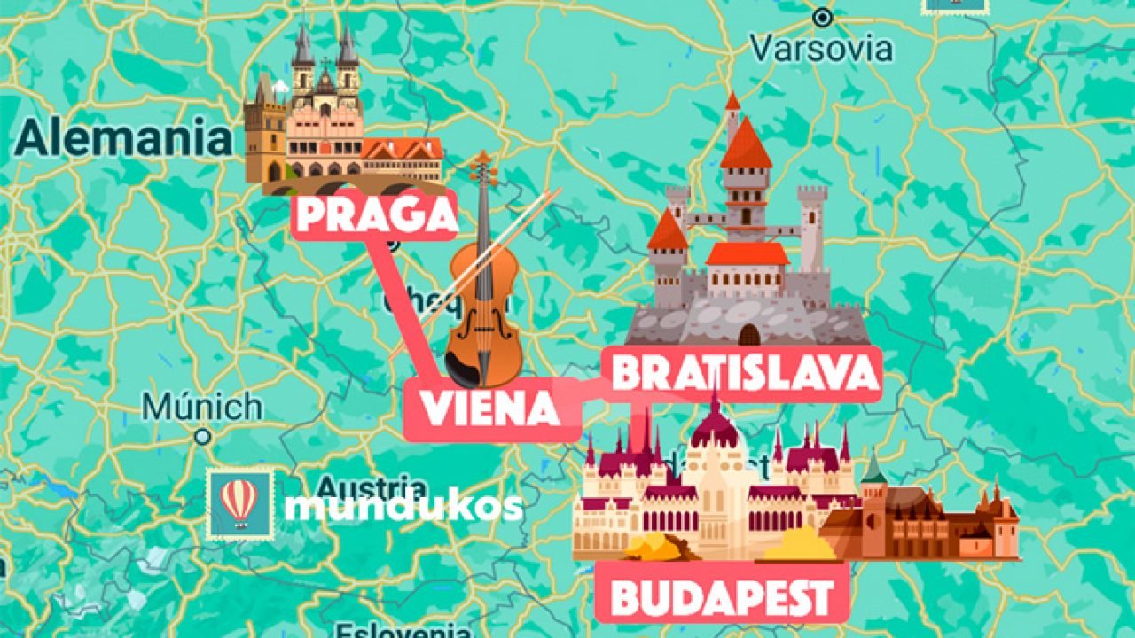 ruta turistica entre viena praga y budapest