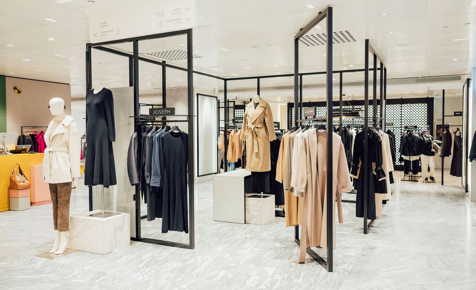 seccion de moda en el corte ingles